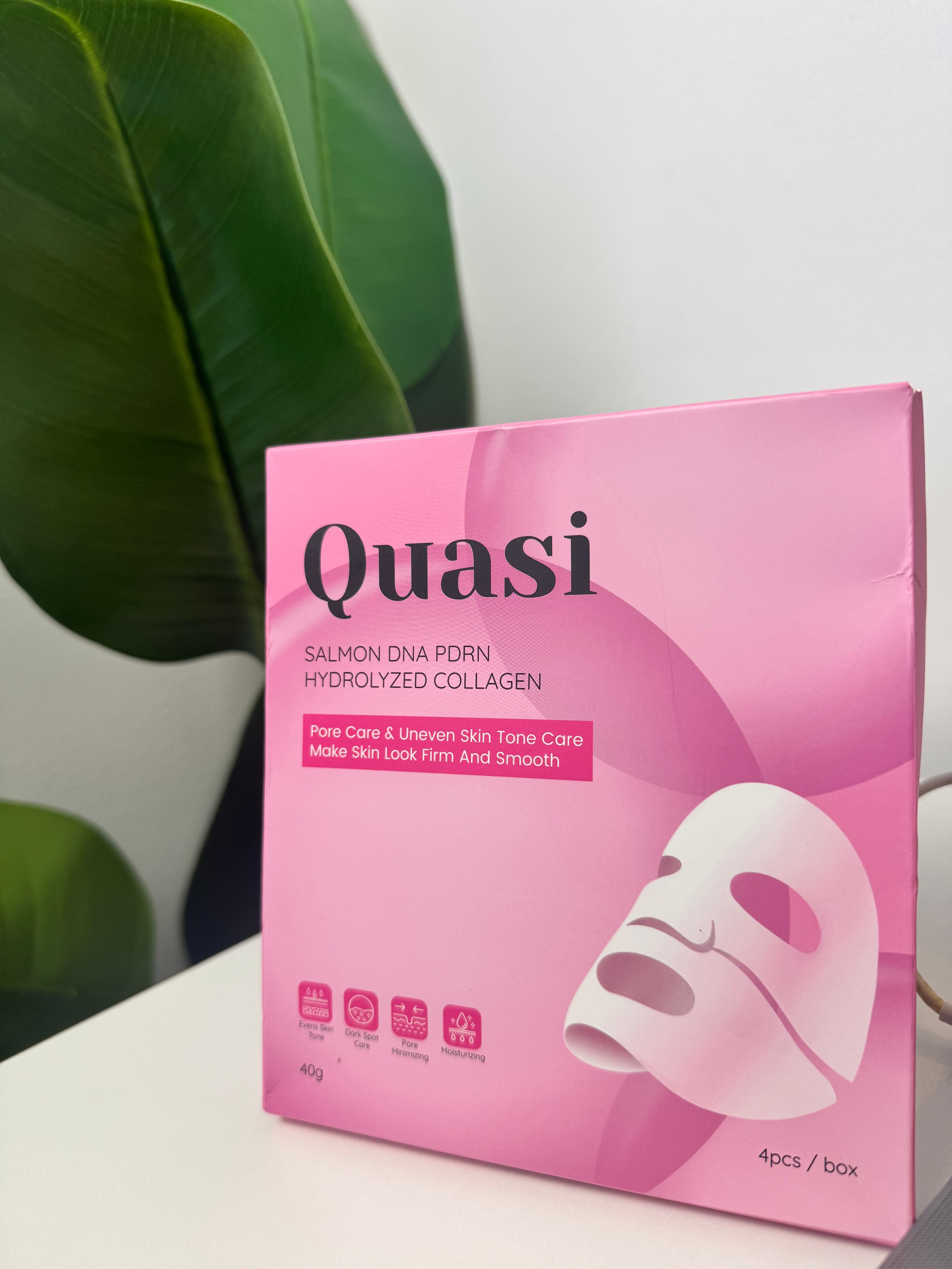 Quasi Salmon PDRN Collagen Gel Face Masks – 4 Pack